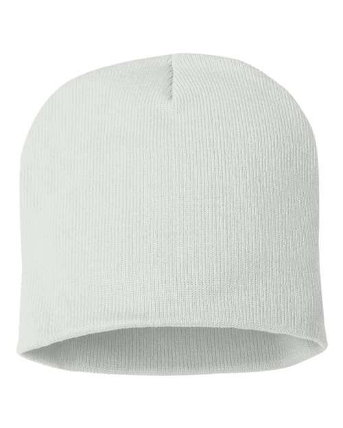 ""Sportsman SP08 8" Beanie" #color_White"