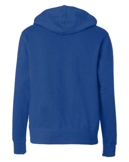 Independent Trading Co. AFX90UNZ Lightweight Full-Zip Hooded Sweatshirt #color_Cobalt