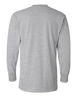J America JA8244 Men's Vintage Brushed Jersey Henley #color_OXFORD