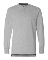 J America JA8244 Men's Vintage Brushed Jersey Henley #color_OXFORD