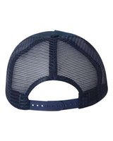 Valucap 8804H Five-Panel Trucker Cap #color_Navy