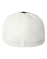 Flexfit 6511 Adult 6-Panel Trucker Hat #color_BLACK/ WHITE