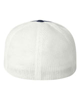 Flexfit 6511 Adult 6-Panel Trucker Hat #color_NAVY/ WHITE