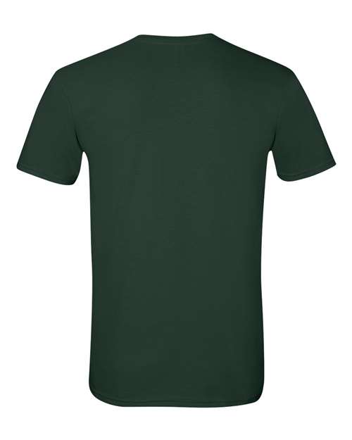 Gildan G640 Adult Softstyle 4.5 oz T-Shirt #color_FOREST GREEN