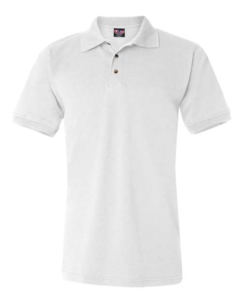 Bayside BA1000 Adult 6.1 oz., Cotton Piqu Polo #color_WHITE