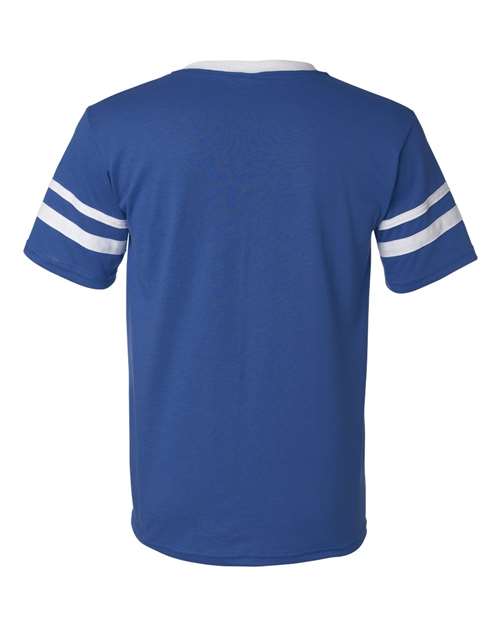 Augusta Sportswear 360 Adult Sleeve Stripe Jersey #color_ROYAL/ WHITE