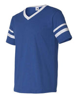 Augusta Sportswear 360 Adult Sleeve Stripe Jersey #color_ROYAL/ WHITE