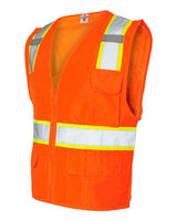 Kishigo 1163-1164 Ultra-Cool Solid Front Vest with Mesh Back #color_Orange