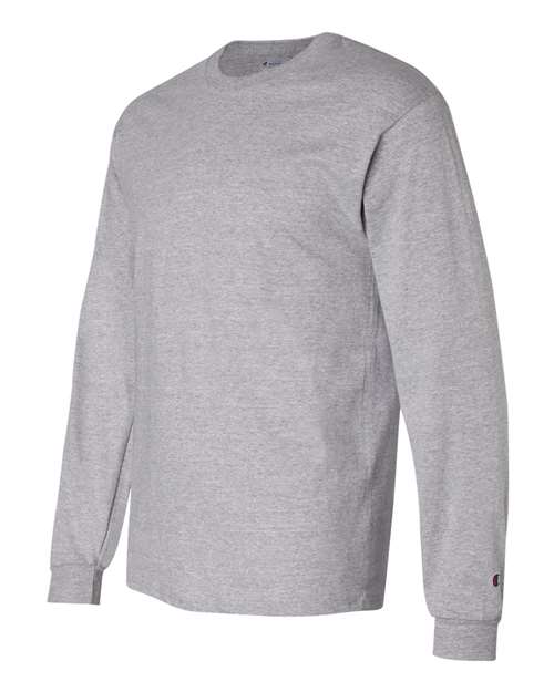 Champion CC8C Adult Long-Sleeve T-Shirt #color_LIGHT STEEL