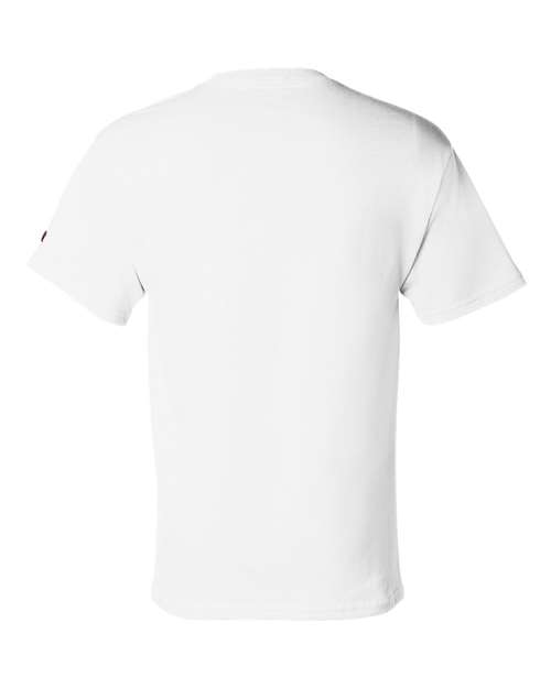 Champion T525C Adult 6 oz. Short-Sleeve T-Shirt #color_WHITE