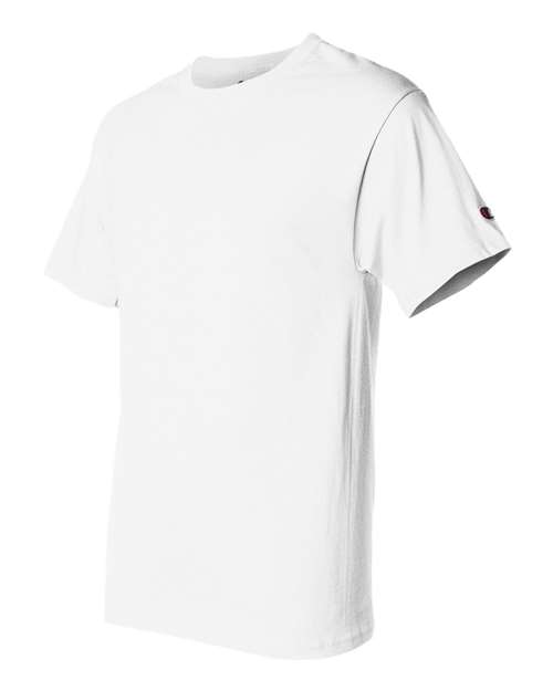 Champion T525C Adult 6 oz. Short-Sleeve T-Shirt #color_WHITE