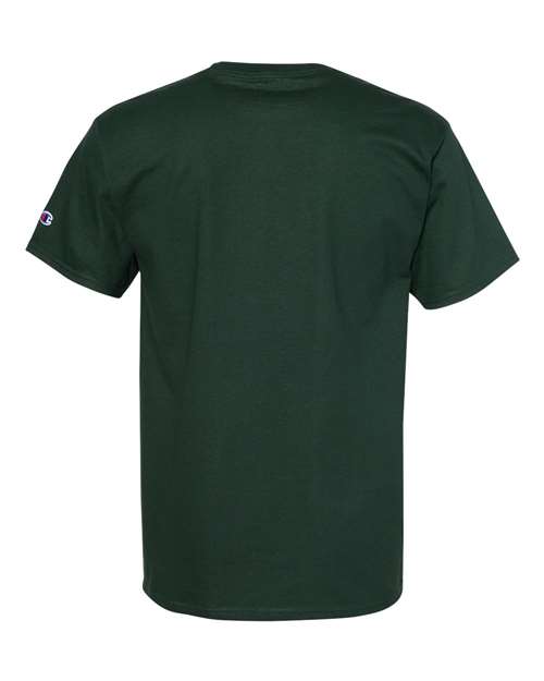 Champion T525C Adult 6 oz. Short-Sleeve T-Shirt #color_DARK GREEN