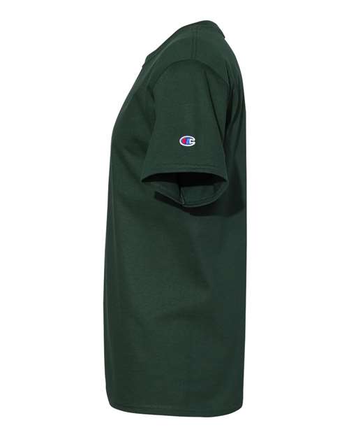 Champion T525C Adult 6 oz. Short-Sleeve T-Shirt #color_DARK GREEN