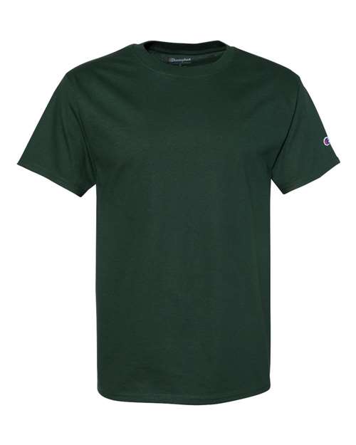 Champion T525C Adult 6 oz. Short-Sleeve T-Shirt #color_DARK GREEN