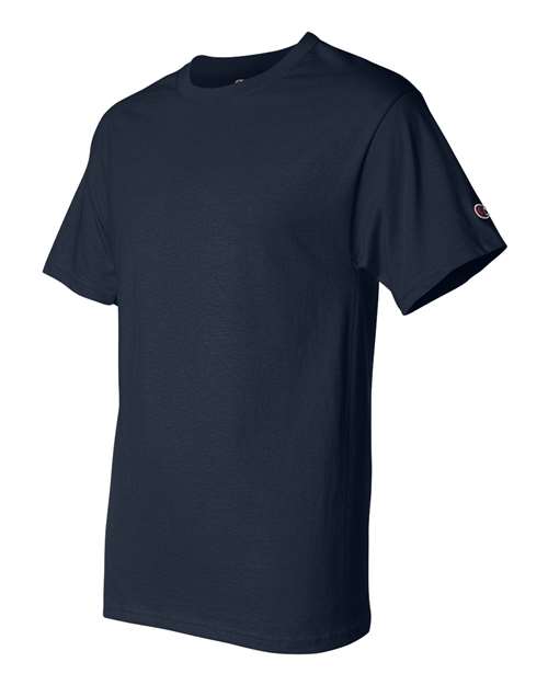Champion T525C Adult 6 oz. Short-Sleeve T-Shirt #color_NAVY