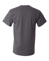 Champion T525C Adult 6 oz. Short-Sleeve T-Shirt #color_CHARCOAL HEATHER
