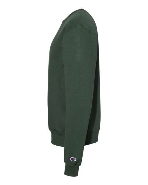 Champion S600 Adult Double Dry Eco Crew #color_DARK GREEN