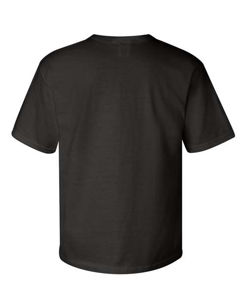 Champion T2102 Adult 7 oz. Heritage Jersey T-Shirt #color_BLACK