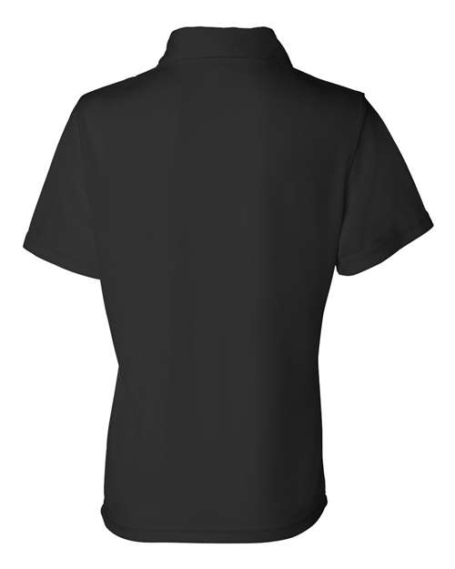 Sierra Pacific 5469 Women's Moisture Free Mesh Polo #color_Black
