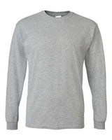 Gildan G840 Adult 50/50 Long-Sleeve T-Shirt #color_SPORT GREY