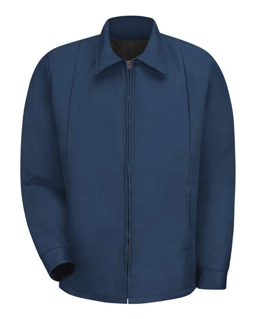 Red Kap JT50 Perma-Lined Panel Jacket #color_Navy