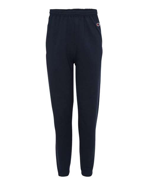 Champion P800 Adult Double Dry Eco Open-Bottom Fleece Pant with Pockets #color_NAVY