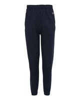 Champion P800 Adult Double Dry Eco Open-Bottom Fleece Pant with Pockets #color_NAVY