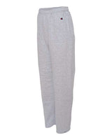 Champion P800 Adult Double Dry Eco Open-Bottom Fleece Pant with Pockets #color_LIGHT STEEL