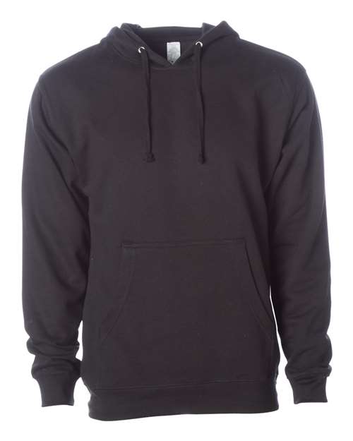 Independent Trading Co. SS4500 Midweight Hooded Sweatshirt #color_Black