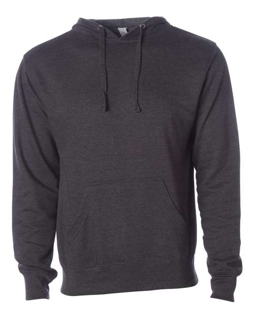 Independent Trading Co. SS4500 Midweight Hooded Sweatshirt #color_Charcoal Heather