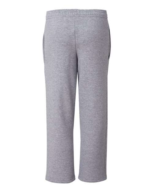 Champion P890 Youth Double Dry Eco Open-Bottom Fleece Pant #color_LIGHT STEEL