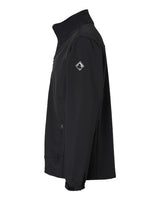 Dri Duck 5350 Men's Poly Spandex Motion Softshell Jacket #color_BLACK