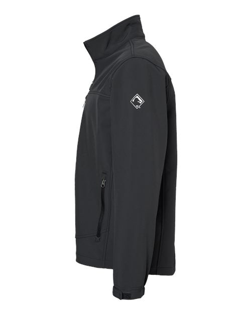 Dri Duck 5350 Men's Poly Spandex Motion Softshell Jacket #color_CHARCOAL