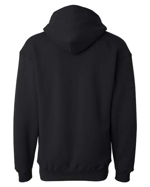 J America JA8830 Adult Sport Lace Hooded Sweatshirt #color_BLACK