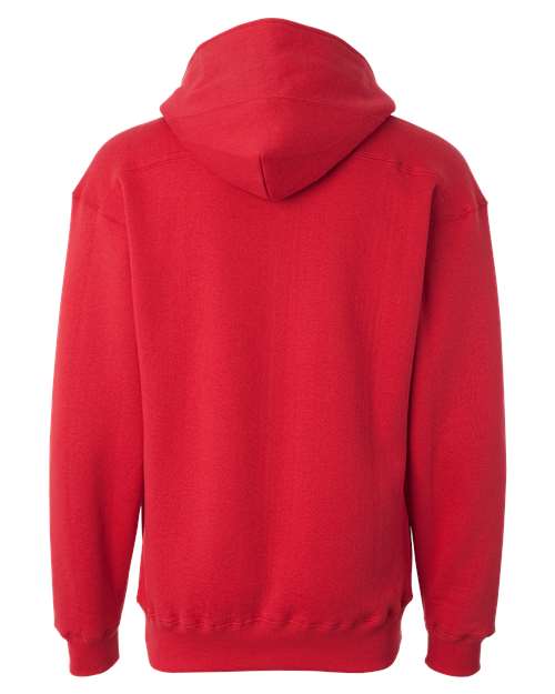 J America JA8830 Adult Sport Lace Hooded Sweatshirt #color_RED