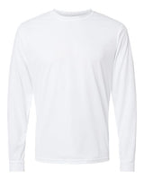 Augusta Sportswear 788 Adult Wicking Long-Sleeve T-Shirt #color_WHITE