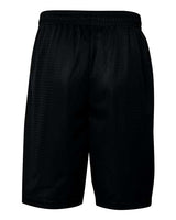 "Badger 7219 Pro Mesh 9" Shorts with Pockets #color_Black"