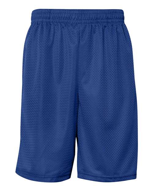 "Badger 7219 Pro Mesh 9" Shorts with Pockets #color_Royal"