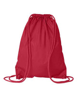 Liberty Bags 8881 Boston Drawstring Backpack #color_RED