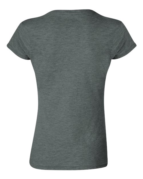 Gildan G640L Ladies' Softstyle 4.5 oz Fitted T-Shirt #color_DARK HEATHER