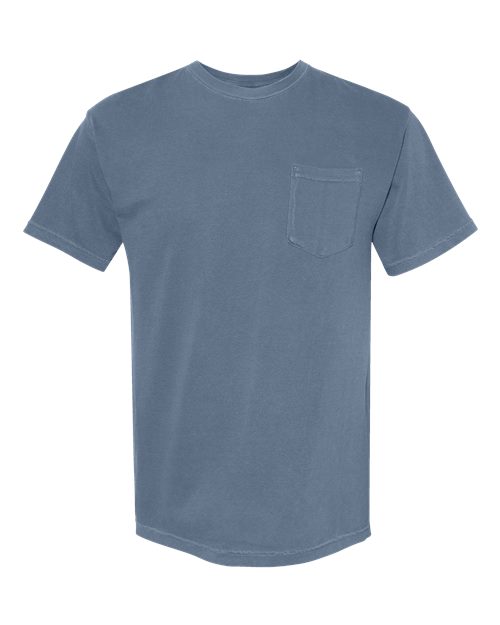 Comfort Colors 6030CC Adult Heavyweight Pocket T-Shirt #color_BLUE JEAN