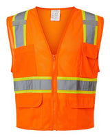 Kishigo 1195-1196 Ultra-Cool Multi-Pocket Vest #color_Orange