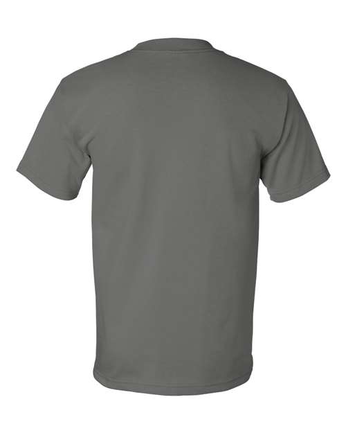 Bayside BA5100 Adult 6.1 oz., 100% Cotton T-Shirt #color_CHARCOAL