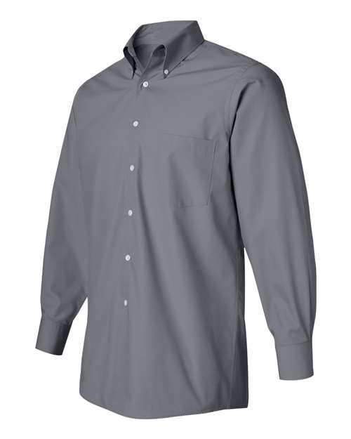 Van Heusen 13V0113 Silky Poplin Shirt #color_Slate