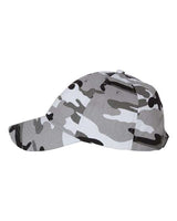 Valucap VC300A Bio-Washed Classic Dad Hat #color_Grey Camo