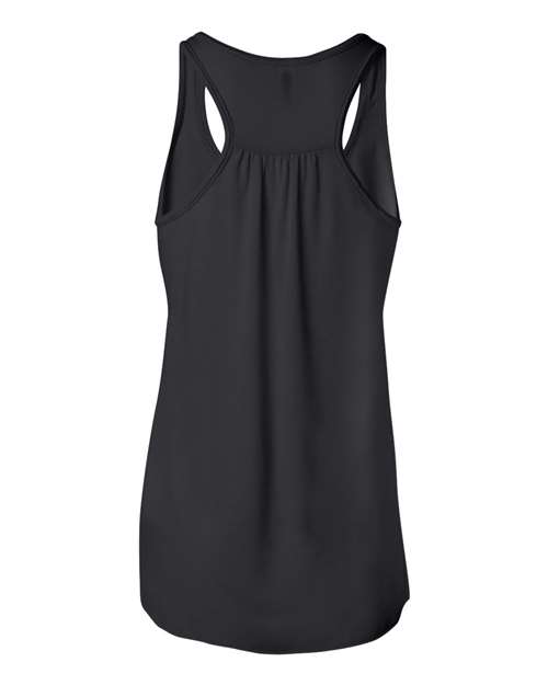 Bella + Canvas B8800 Ladies' Flowy Racerback Tank #color_BLACK