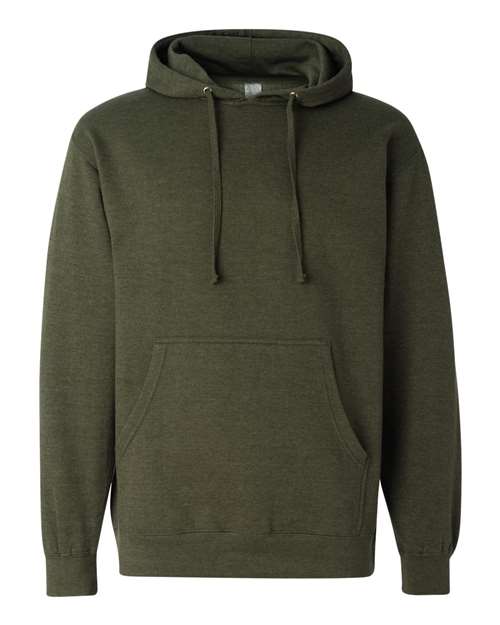 Independent Trading Co. SS4500 Midweight Hooded Sweatshirt #color_Army Heather