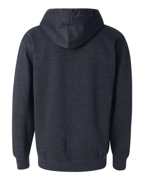 Independent Trading Co. SS4500 Midweight Hooded Sweatshirt #color_Classic Navy Heather