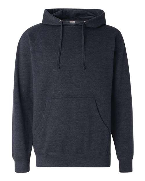 Independent Trading Co. SS4500 Midweight Hooded Sweatshirt #color_Classic Navy Heather