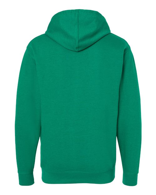 Independent Trading Co. SS4500 Midweight Hooded Sweatshirt #color_Kelly Green Heather